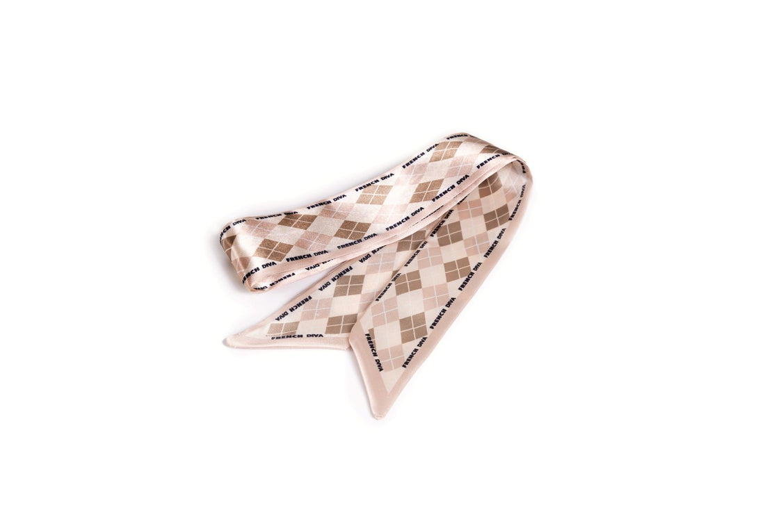 Blush Luxe Bag Scarf