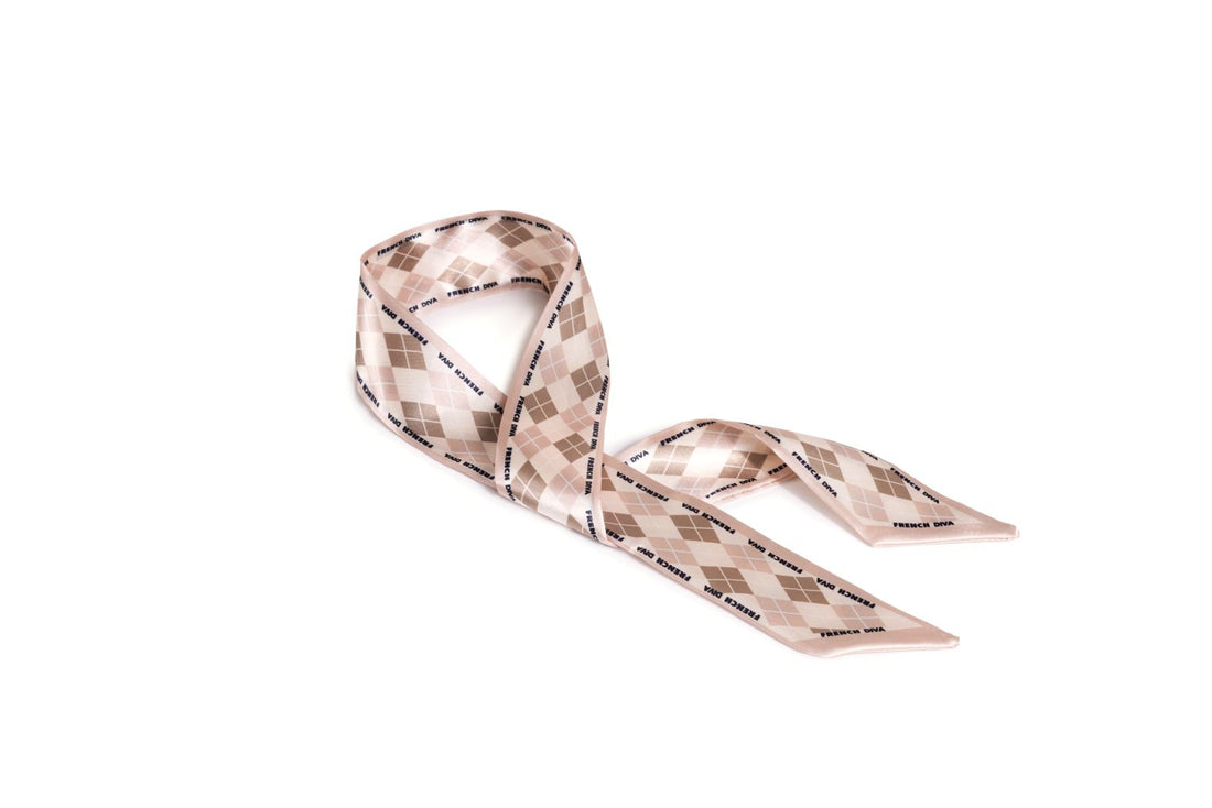 Blush Luxe Bag Scarf