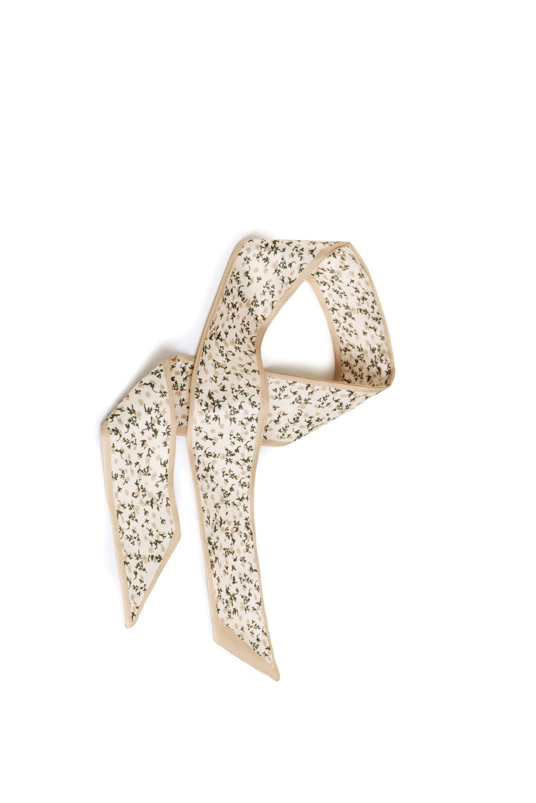 Golden Bloom Bag Scarf