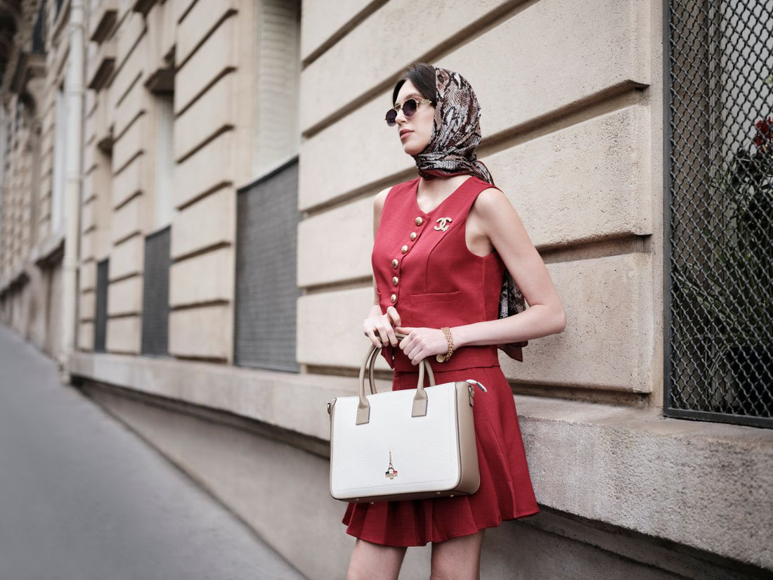 Selene Structured Top Handle Bag