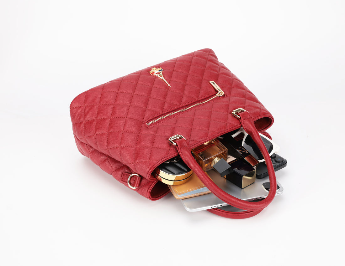 Shen Red Medium Satchel