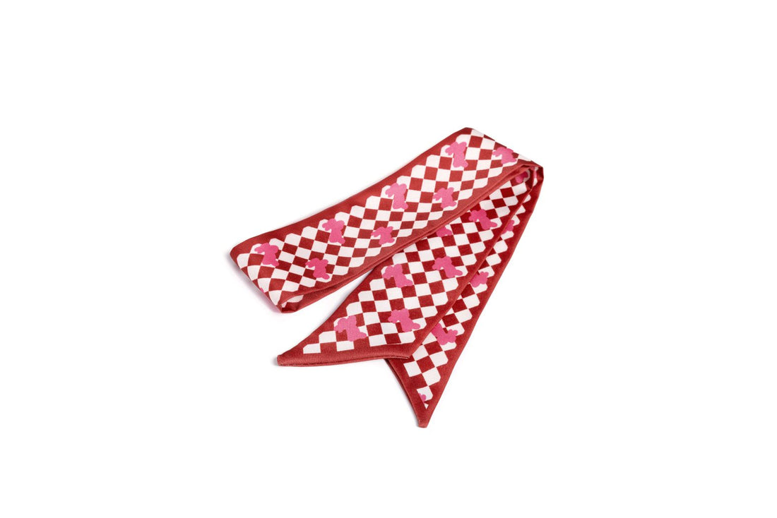 Berry Pop Bag Scarf