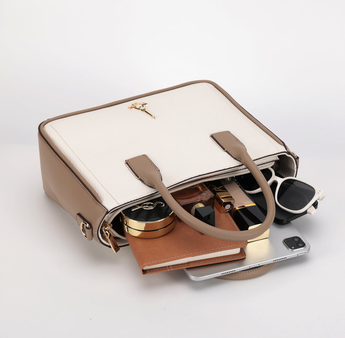 Selene Structured Top Handle Bag