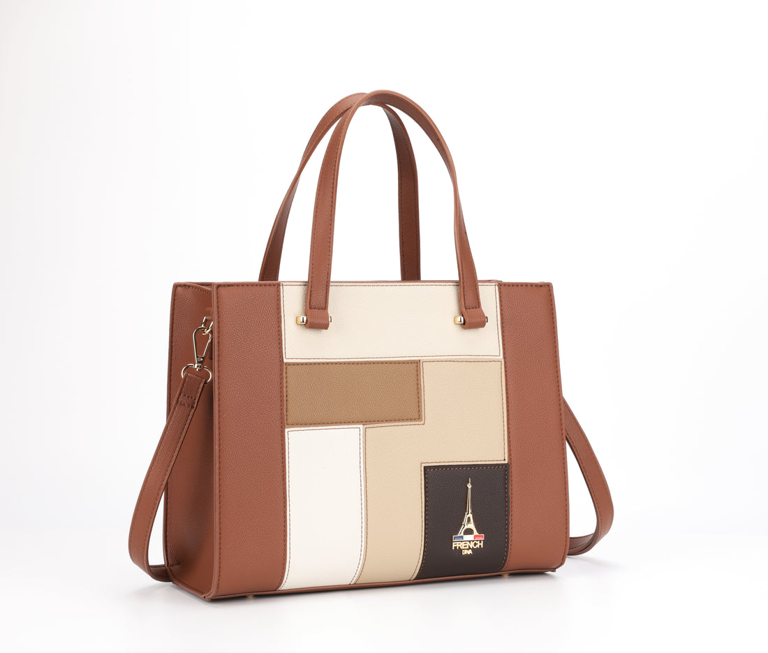 Allure Brown Medium Satchel Bag