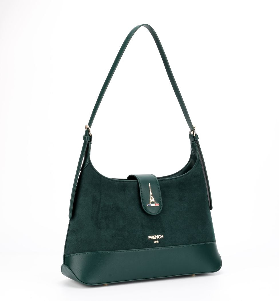 Emerald Structured Shoulder Bag