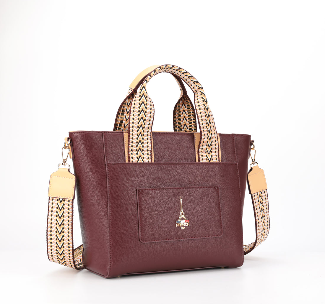 Bravia Structured Tote Bag With Detachable Strap