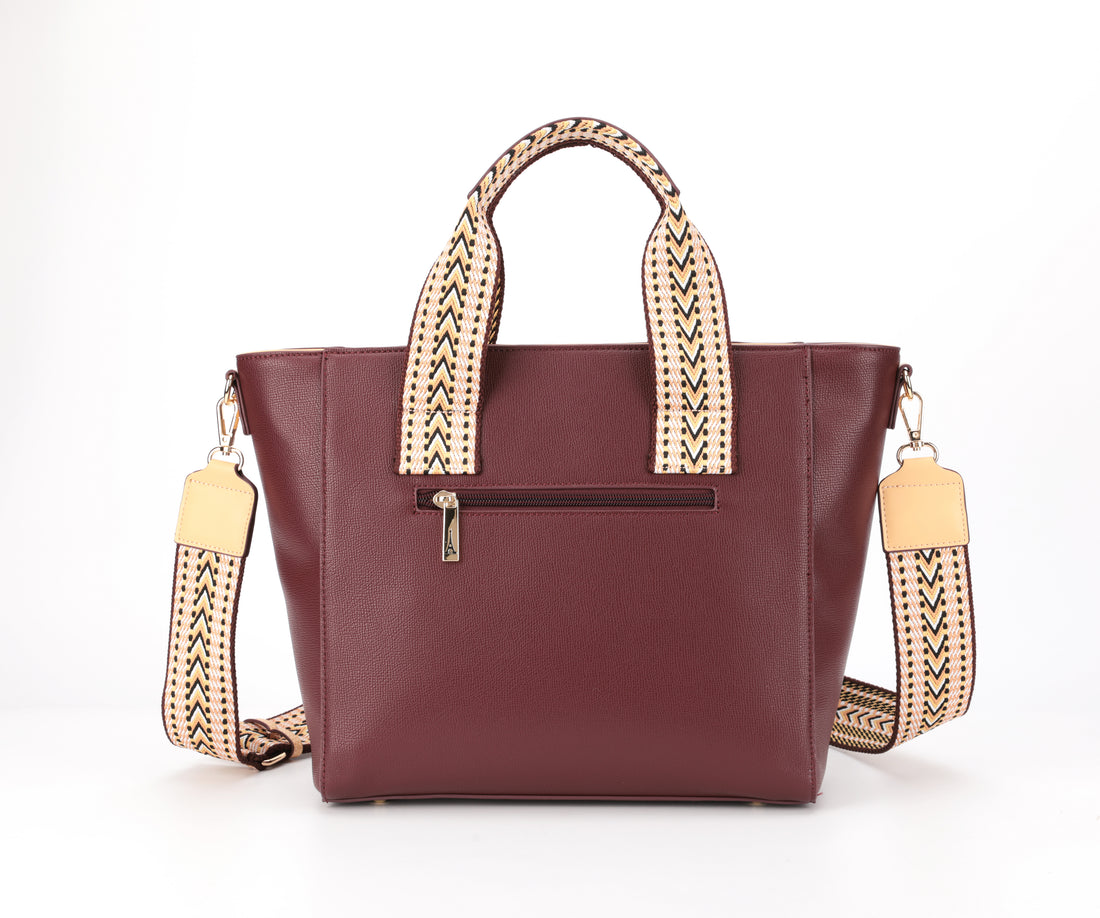 Bravia Structured Tote Bag With Detachable Strap