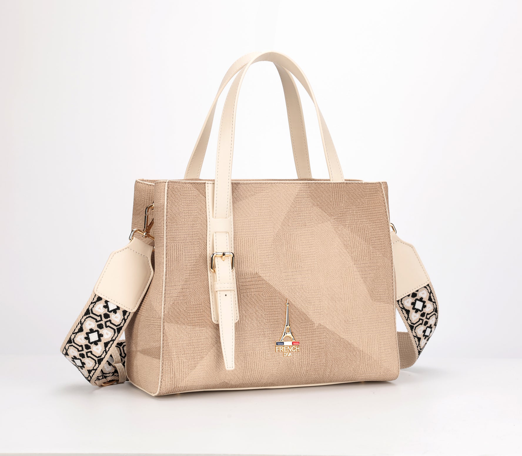 Eira Structured Tote Bag With Detachable Strap