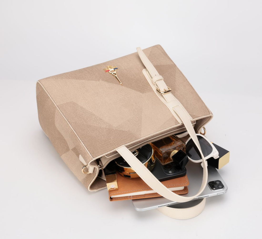 Eira Structured Tote Bag With Detachable Strap