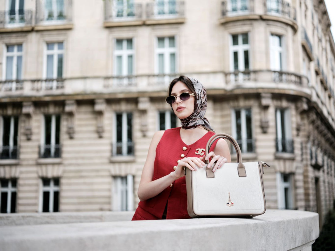 Selene Structured Top Handle Bag