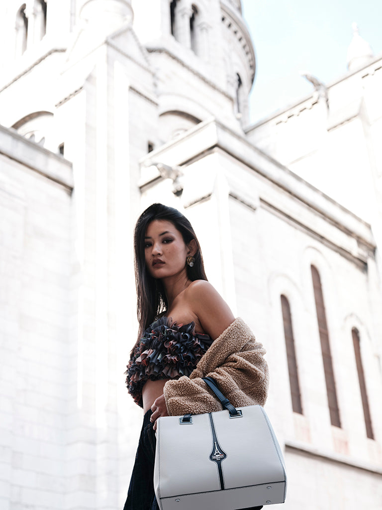 Lumina Structured Satchel With Detachable Strap