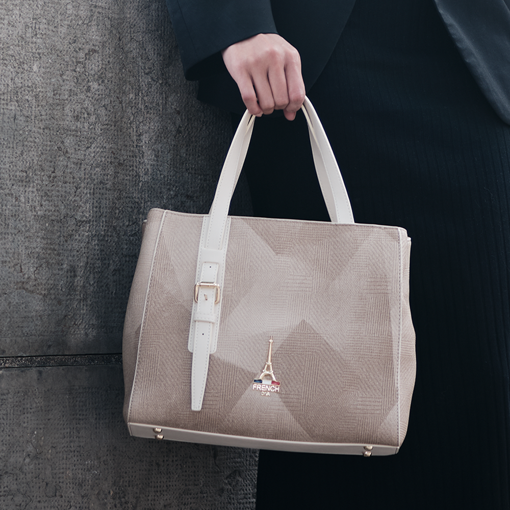 Eira Structured Tote Bag With Detachable Strap