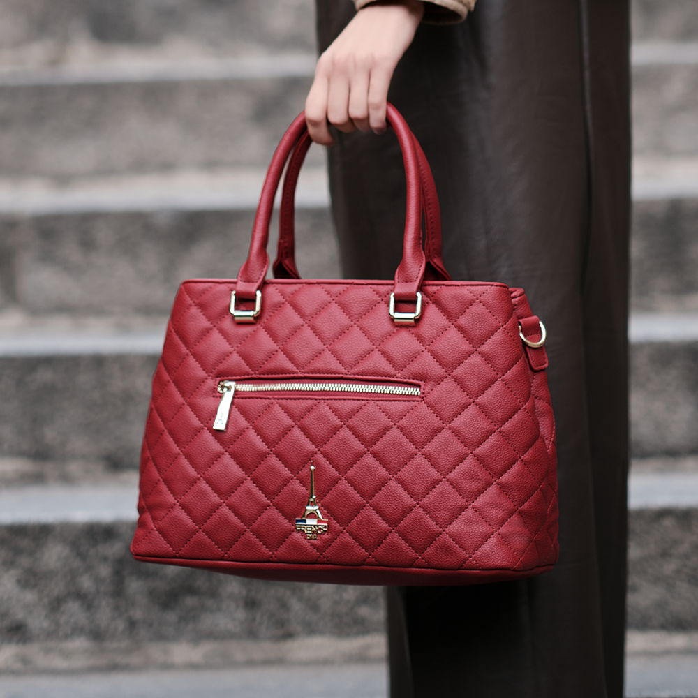 Shen Red Medium Satchel